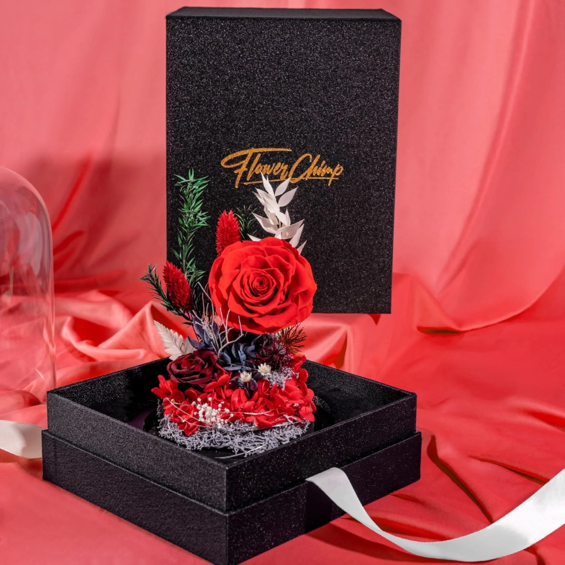 Customizer Forever Flame Preserved Rose