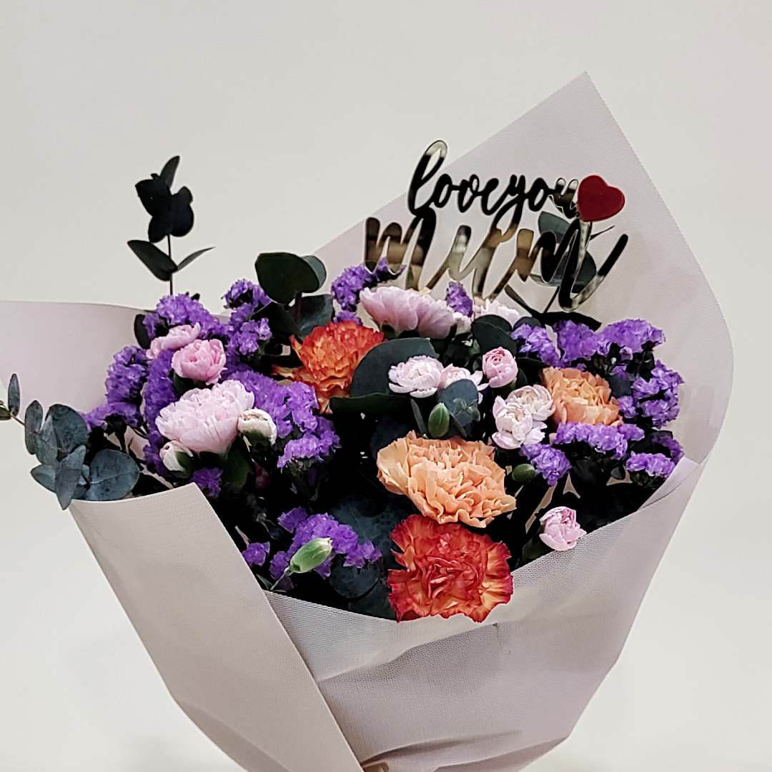 Addon_FB_Topper Love You Mum Bouquet Topper