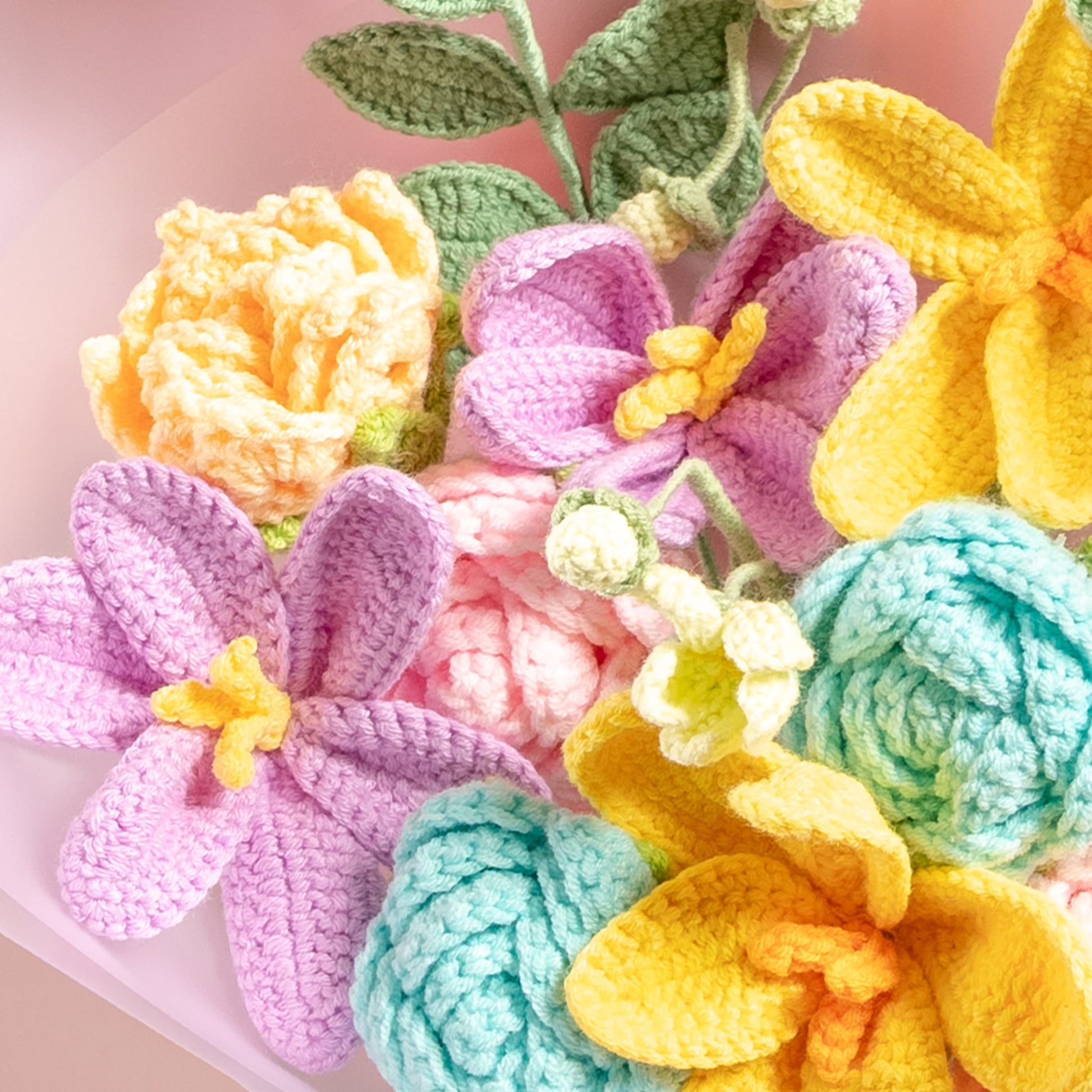 flowers_bouquet Summer Sunshine Crochet Bouquet