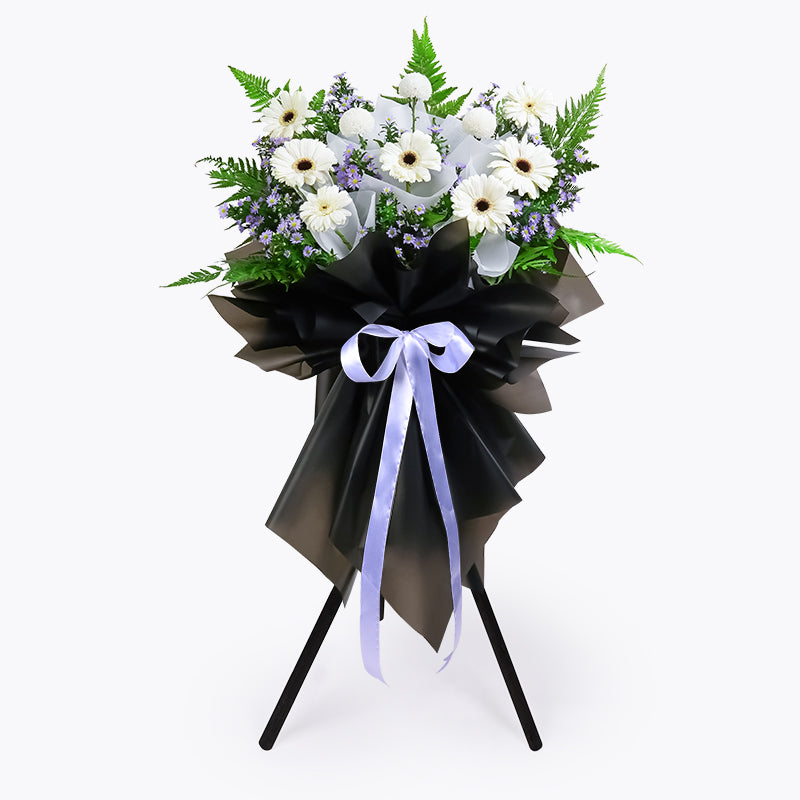 flower_stand_condolence Eternal Honour Condolence / Funeral Flowers