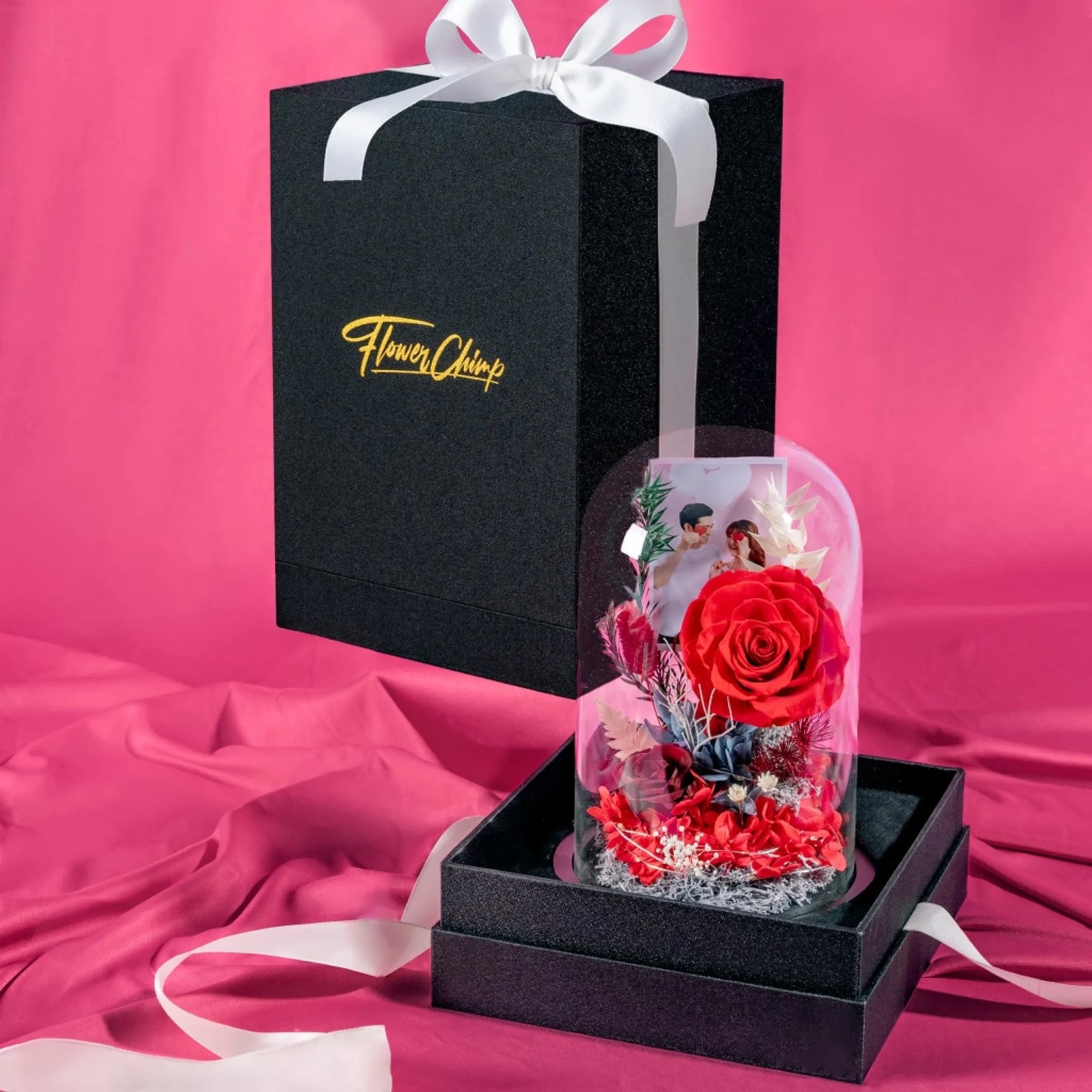 Customizer Forever Flame Preserved Rose