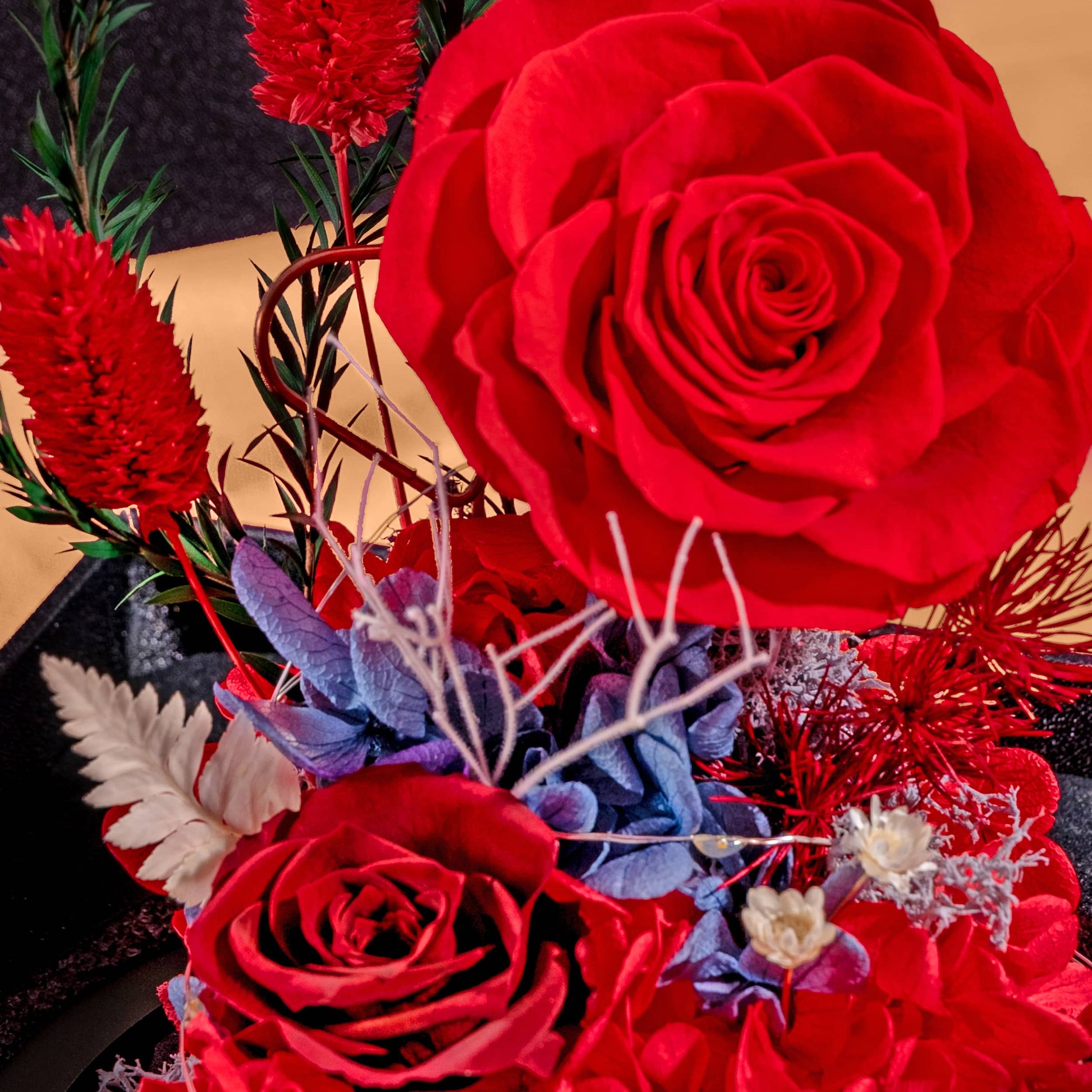 Customizer Forever Flame Preserved Rose