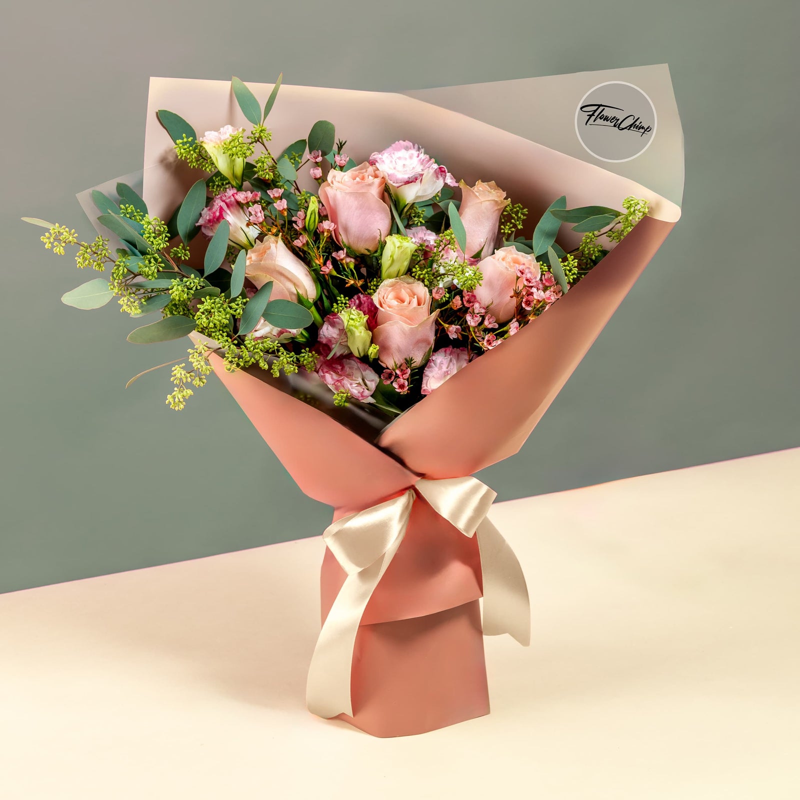 flowers_bouquet Honey Blush Pink Roses