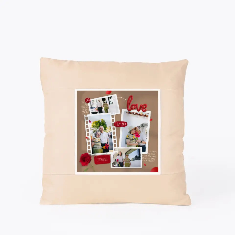 Customizer Love Story Cushion