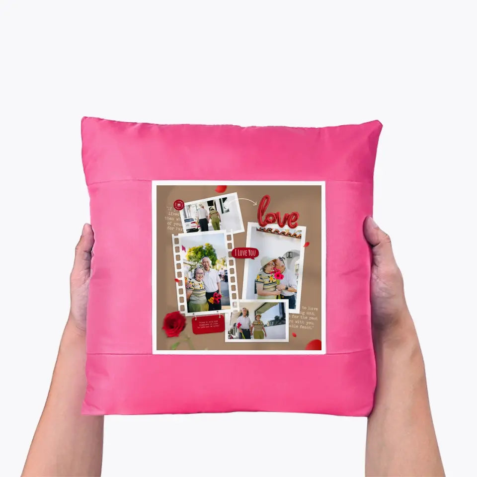 Customizer Love Story Cushion