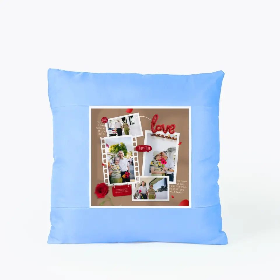 Customizer Love Story Cushion