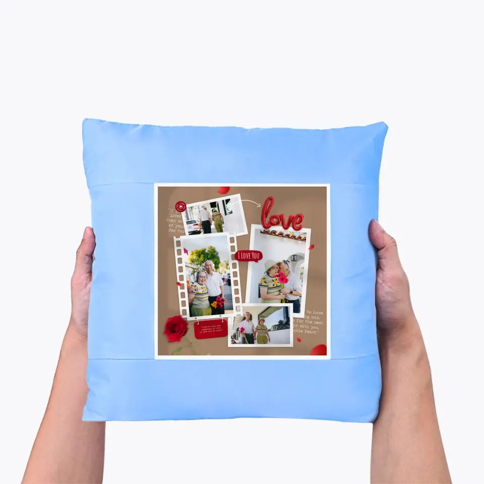 Customizer Love Story Cushion