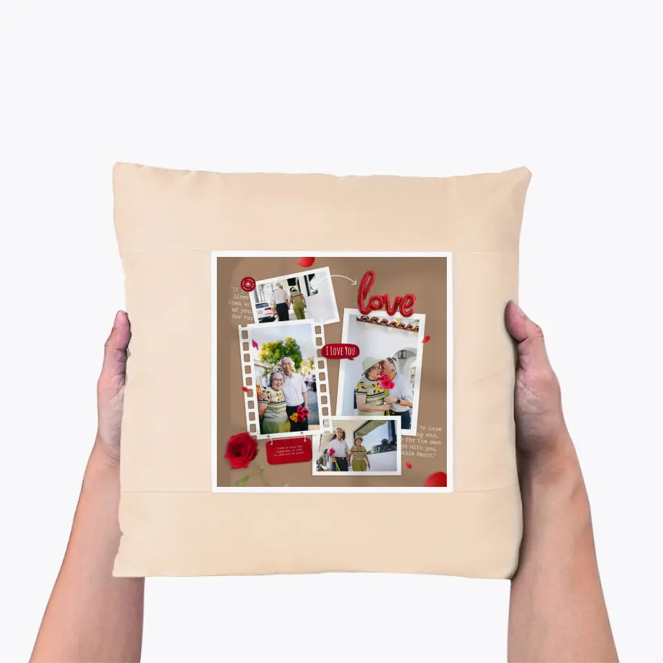 Customizer Love Story Cushion