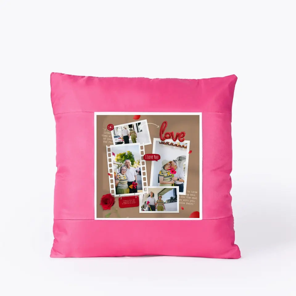 Customizer Love Story Cushion