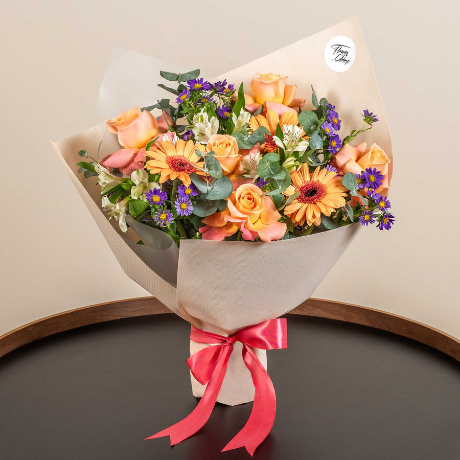 flowers_bouquet Peach Perfect