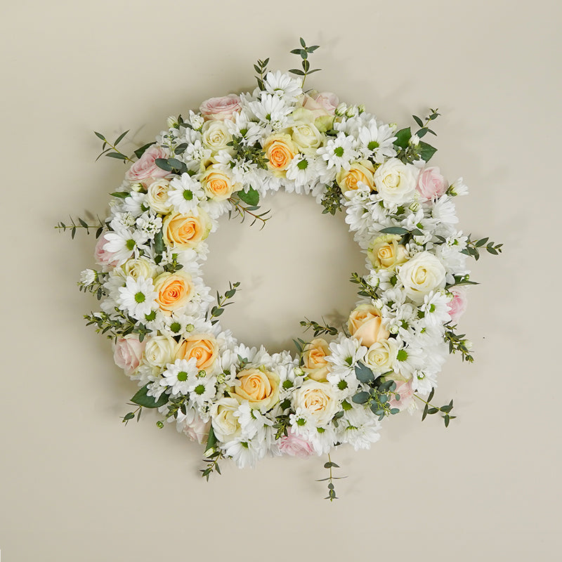 flower_stand_condolence Purest Heart Wreath