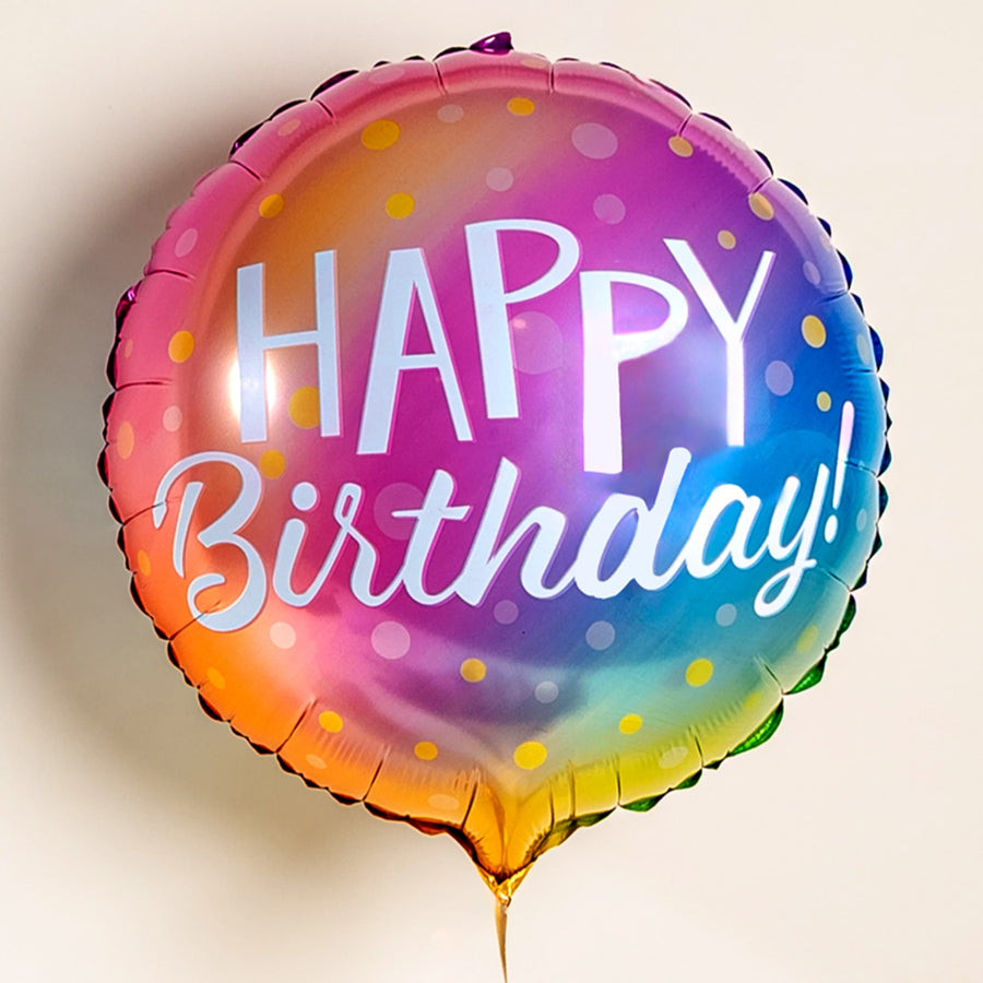 addon_balloon Rainbow Birthday Balloon