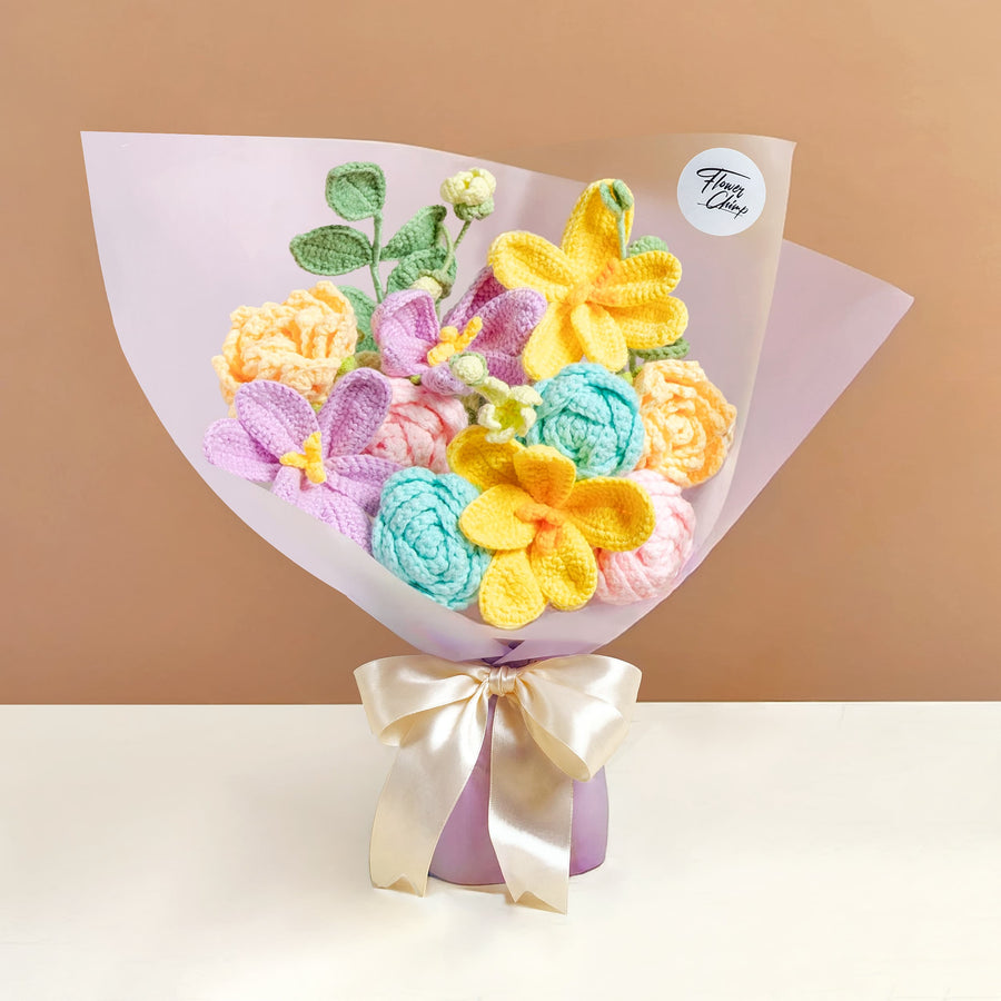 flowers_bouquet Summer Sunshine Crochet Bouquet