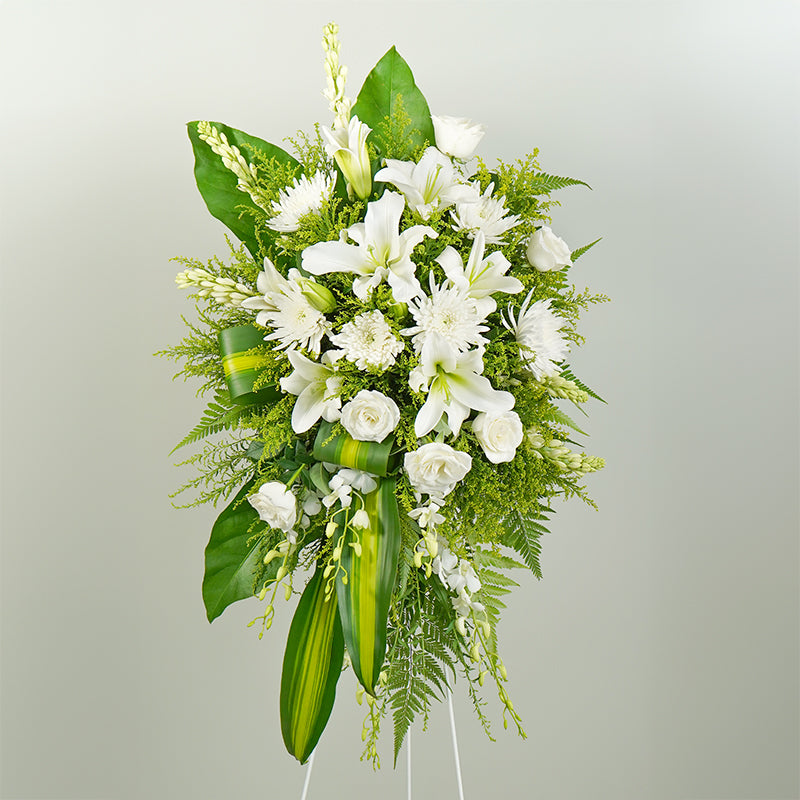 flower_stand_condolence Tribute Condolence / Funeral Flowers