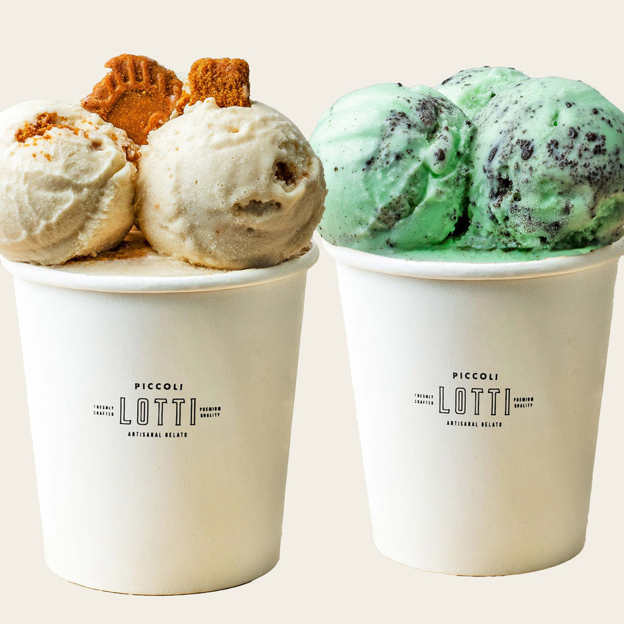 addon_icecream Twin Pack - Caramel Cookies Gelato & Mint Straciatella Gelato